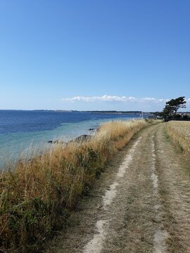 Path to the beach in Karreb&aelig;ksminde, Denmark