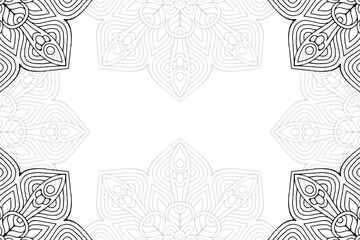 Fototapeta premium Ramadan kareem background with mandala ornament