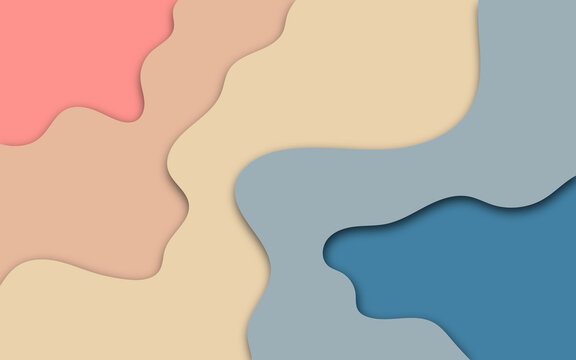 Modern Abstract Background with Triangle Flat Style and Pastel Colors