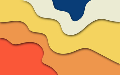 Modern Abstract Background with Triangle Flat Style and Pastel Colors