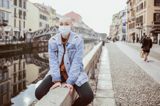 Alternative girl in the city - Powered by Adobe