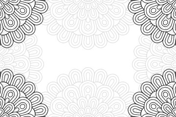 Ramadan kareem background with mandala ornament