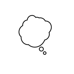 Thoughts bubble. Bottom right corner. Speech window. Dialogue frame for comics