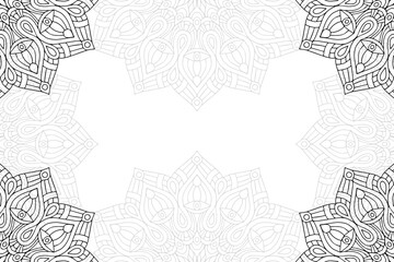 Fototapeta premium Ramadan kareem background with mandala ornament