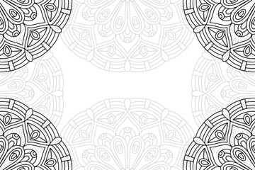 Ramadan kareem background with mandala ornament