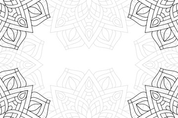 Ramadan kareem background with mandala ornament