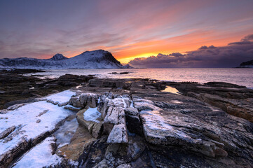 crépuscule aux Lofoten