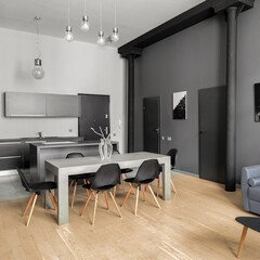 New designed loft in gray