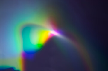 Real holographic texture. Natural spectrum. Rainbow