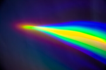 Real holographic texture. Natural spectrum. Rainbow
