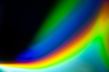 Real holographic texture. Natural spectrum. Rainbow