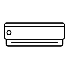 Vector Air Conditioning Outline Icon Design