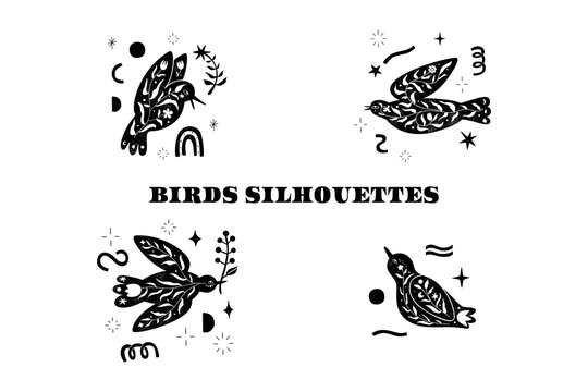 bird #stencil #tattoo #birdstenciltattoo Crows Ravens, Raven Tattoo Ideas,  Bird Stencil, Crow Tattoo Ideas, B… | Black bird tattoo, Crow tattoo,  Flying bird tattoo