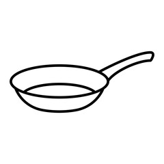 Vector Pan Outline Icon Design