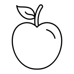 Vector Cherries Outline Icon Design