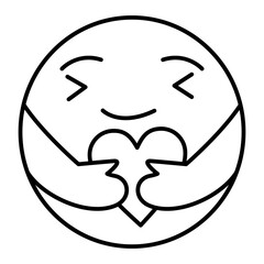 Vector Care Outline Icon Design