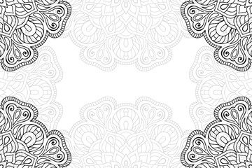 Ramadan kareem background with mandala ornament