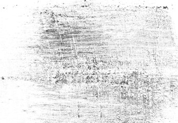 Ash pile isolated on white background, texture top view