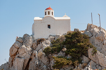 kirche, kapelle, orthodox, Karpathos, fels,  landschaft, alt, emporragen, religion, bauwerk, alt, dodekanes, greichenland, insel, griechische Inseln, tauav