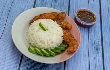 Thai Food - Fried Pork and Chicken 
