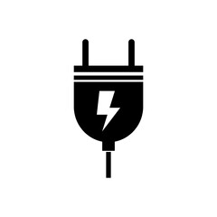 Obraz premium Plug Icon Design Vector Template