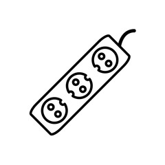 Electric Socket Icon Design Vector Illustration