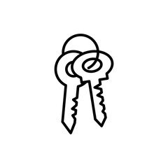 Key Icon Design Vector Template