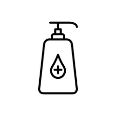 Hand Sanitizer Icon Design Vector Template