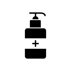 Hand Sanitizer Icon Design Vector Template