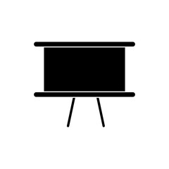 Presentation Board Icon Design Vector Template