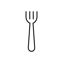 Spoon And Fork Icon Design Vector Template