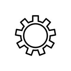 Gear Setting Icon Vector Design Template