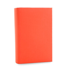 Blank book on white background