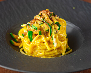 Zucchini Vegetarian Carbonara 