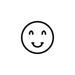 smile face icon design vector template