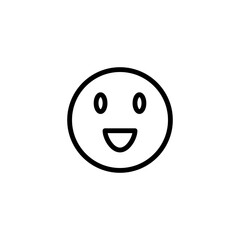 smile face icon design vector template