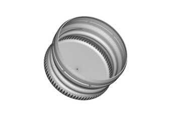 3d illustration of bottle screw cap isolated
