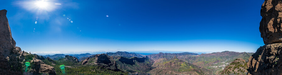 panorama of the mountains