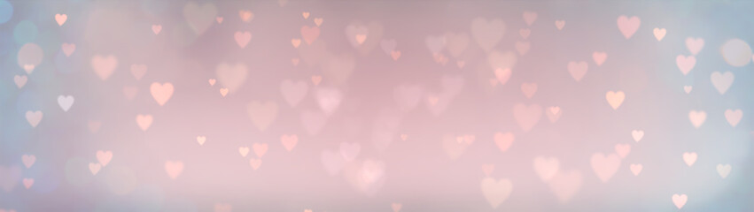 Abstract heart background banner - Valentine's Day, Mother's Day, Birthday wallpaper - Happy...