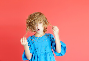 portrait of a little girl