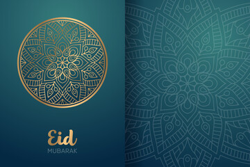 Ramadan kareem background with mandala ornament