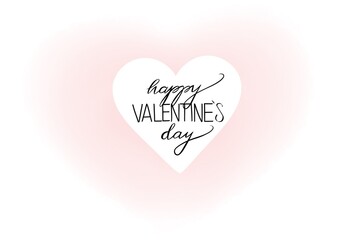 pink heart with lettering in