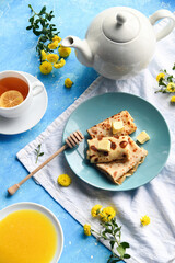 ?omposition of breakfast table