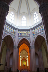 Castelpetroso - Molise - Basilica Minore dell'Addolorata Sanctuary - The imposing internal dome