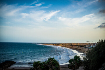 beach at sunset
