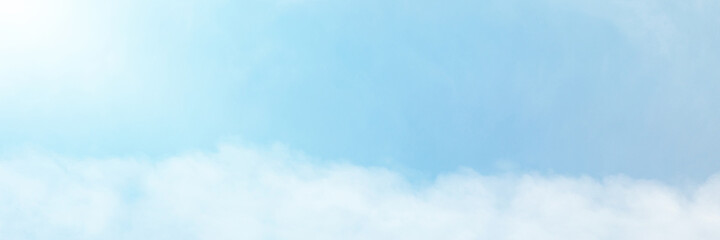 Blue Sky with white cloud and clear abstract. Beautiful air sunlight with clound scape colorful. Blackdrop for wallpaper backdrop background.
