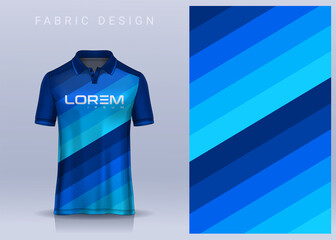 Fabric textile for Sport t-shirt ,Soccer jersey mockup for football club. uniform front and back view.

