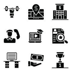 Seo and Web Solid Icons Pack 
