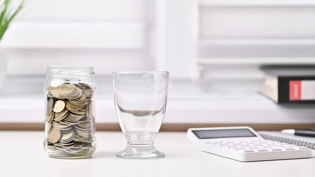 Payment for water use, family budget. Let's save water - water is a priceless treasure.