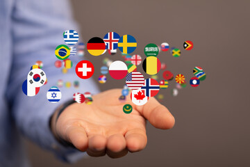 Globe International World Flags.